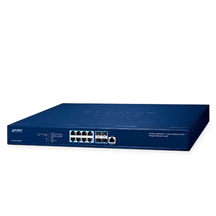 Switch de Capa 3 gestionable Capa 3 12 puertos 10G fuente de alimentación redundante PLANET XGS-6311-8T4XR
