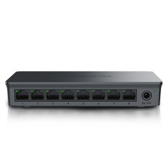 SWITCH NO ADMINISTRABLE GRANDSTREAM GWN7701 / 8 PUERTOS 10/100/1,000MBPS / MONTAJE ESCRITORIO/PARED / ALIMENTACION 5VCD/0.6A / P