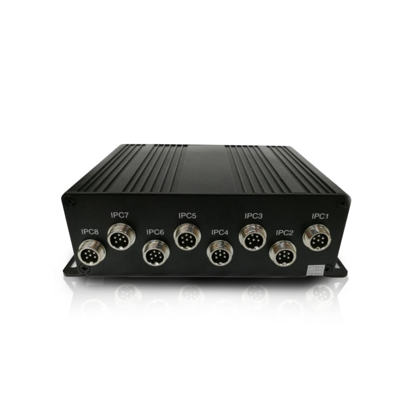 SWITCH PON MOVIL MERIVA STREAMAX MSWITCH / 8 PUERTOS / CAMARAS IPC DIN DE 6PIN / 8-36 VCD / CARCASA DE ALTA RESISTENCIA / FIABLE