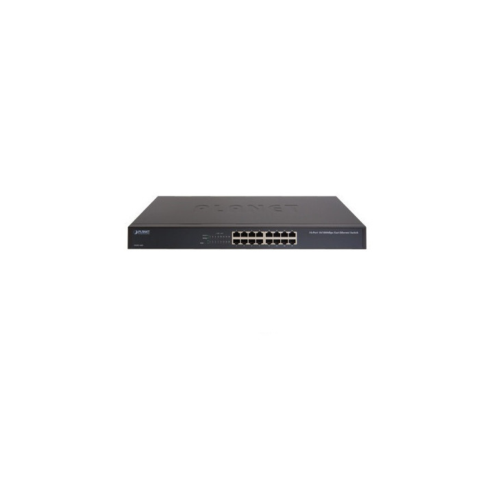 Switch no administrable 16 puertos 16 puertos 10/100 Mbps rackeable PLANET FNSW-1601