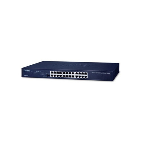 SWITCH PLANET FNSW-2401 NO ADMINISTRABLE / 24 PUERTOS RJ45 VELOCIDAD DE TRANSMISION 10/100 MBPS / TEMPERATURA DE OPERACION 0-50 