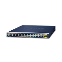 SWITCH PLANET GS-4210-48P4S ADMINISTRABLE L2 /48 PUERTOS RJ45 VELOCIDAD DE TRANSMISION 10/100/1000 MBPS ALIMENTACION POE ACTIVO 