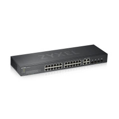 SWITCH ZYXEL GS1920-24V2 24 PUERTOS RJ45 100/1000 MBPS + 4 PUERTOS COMBO RJ45/SFP 1000 MBPS ADMINISTRABLE-L2 COMPATIBLE CON NEBU