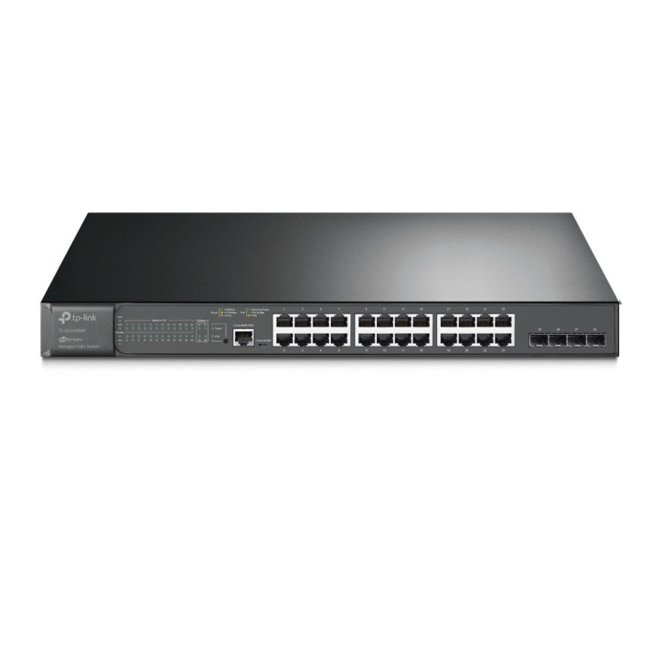 Switch administrable L2 10/100/1000 Mbps PoE 28 puertos 24 puertos PoE 384 W PoE total TP-LINK SG3428MP