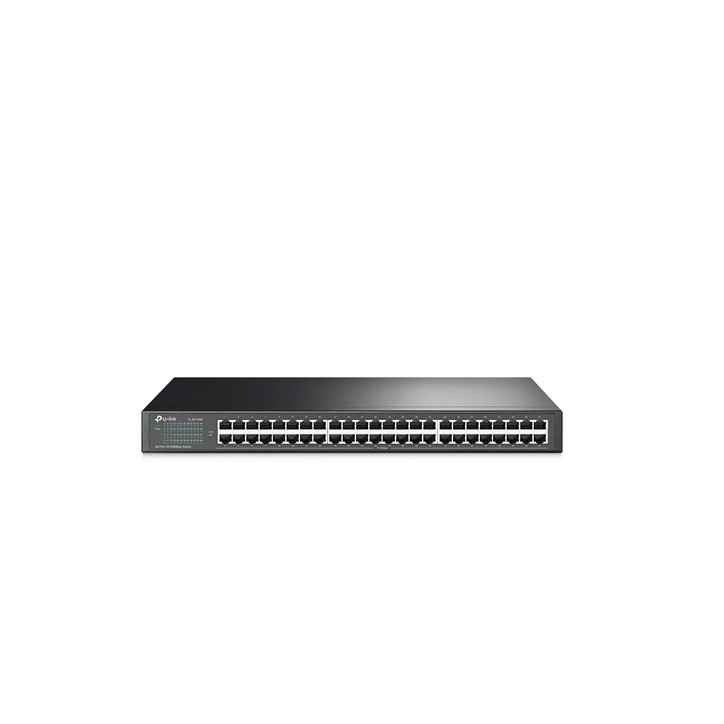 SWITCH NO ADMINISTRABLE TP-LINK TL-SF1048 / CUENTA CON 48 PUERTOS RJ45 10/100 MBPS / MONTAJE EN RACK / TECNOLOGIA GREEN ETHERNET