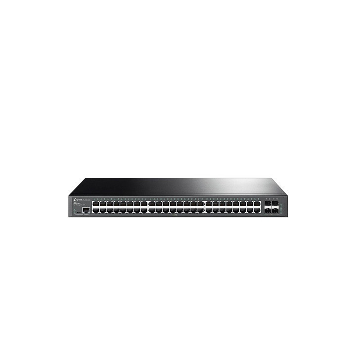 Switch administrable L2/L3 48 puertos Gigabit 4 puertos SFP+ 10 Gbps Capacidad de conmutación 176 Gbps TP-LINK SG3452X