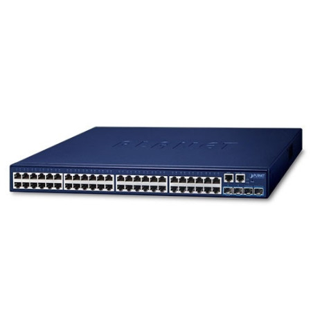 SWITCH PLANET STACKING SGS-5240-48T4X ADMINISTRABLE L2 + L3 RUTEO ESTATICO/ 48 PUERTOS RJ45 VELOCIDAD DE TRANSMISION 10/100/1000