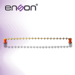 BARRA DE TIERRA FISICA ENSON ENS-GRND1 CON AISLADORES PLASTICOS PARA RACKS Y GABINETES, IDEAL PARA LA PROTECCION CONTRA DESCARGA