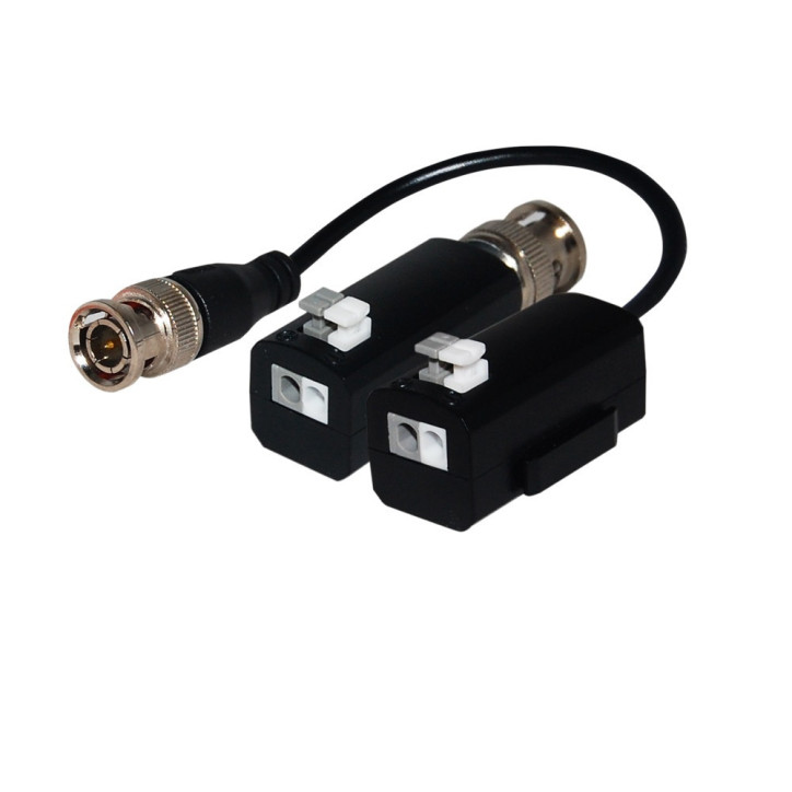 Transceptor de video pasivo 1CH 1CH Tipo push-in Transmisión por UTP cat5e/6 FOLKSAFE FS-HDP4101C