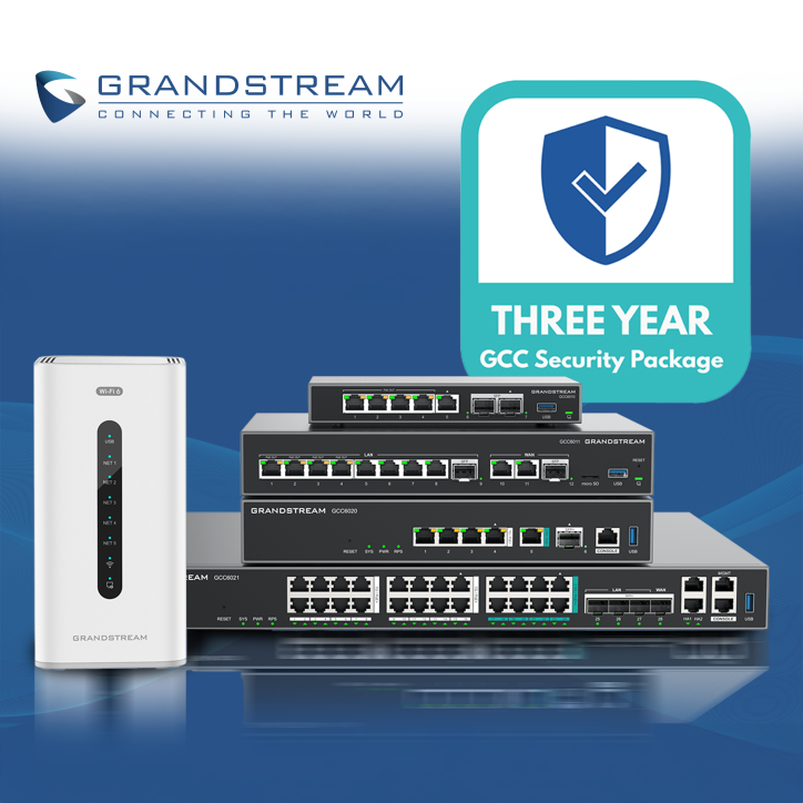 Licencia de actualización de firewall 3 años actualización de firewall protección Anti-malware GRANDSTREAM GCC-FW-3Y-LICENSE