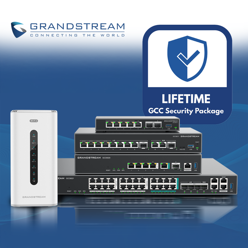 LICENCIA DE ACTUALIZACION FIREWALL DE POR VIDA GRANDSTREAM GCC-FW-LIFE-LICENSE / SERIE GCC6000 / PROTECCION ANTI-MALWARE / IDS/I