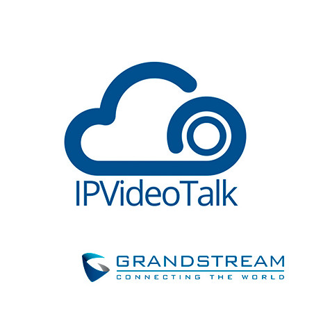 SUSCRIPCION ANUAL IPVIDEOTALK GRANDSTREAM IPVIDEOTALK-BUSINESS / 150 PARTICIPANTES (49 VIDEO / 150 AUDIO) / REUNIONES ILIMITADAS