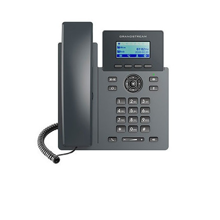 TELEFONO IP GRADO CARRIER GRANDSTREAM GRP2601 / 2 CUENTAS SIP / 2 LINEAS / PANTALLA LCD / CONFERENCIA DE 5 VIAS /2 PUERTOS 10/10