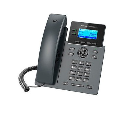 TELEFONO IP GRADO CARRIER GRANDSTREAM GRP2602P / 4 CUENTAS SIP / 2 LINEAS / PANTALLA LCD / CONFERENCIA DE 5 VIAS / 2 PUERTOS 10/