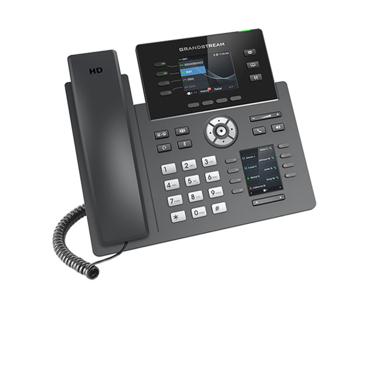 Teléfono IP de grado carrier Pantalla LCD a color WiFi integrado PoE integrado GRANDSTREAM GRP2614 Teléfono IP de grado carrier Pantalla LCD a color WiFi integrado PoE integrado GRANDSTREAM GRP2614