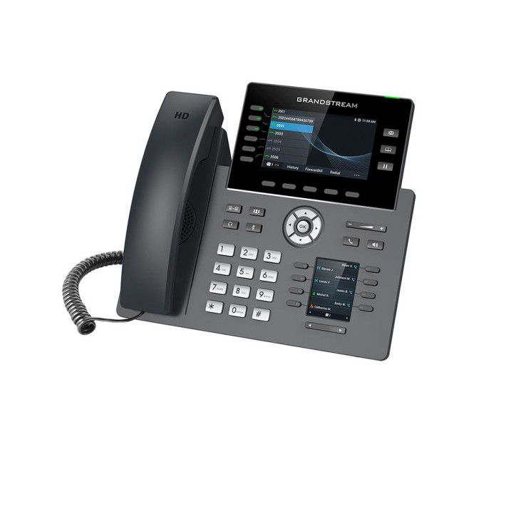 Teléfono IP WIFI 6 6 cuentas SIP Pantallas LCD duales GRANDSTREAM GRP2616 Teléfono IP WIFI 6 6 cuentas SIP Pantallas LCD duales GRANDSTREAM GRP2616