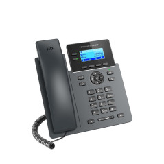 TELEFONO IP GRADO CARRIER WIFI 6 GRANDSTREAM GRP2602W / 4 CUENTAS SIP / 2 LINEAS / WIFI 802.11AC/AX / PANTALLA LCD / CONFERENCIA