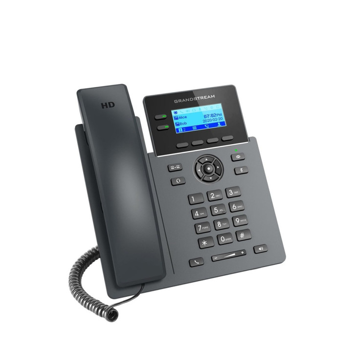 TELEFONO IP GRADO CARRIER WIFI 6 GRANDSTREAM GRP2602W / 4 CUENTAS SIP / 2 LINEAS / WIFI 802.11AC/AX / PANTALLA LCD / CONFERENCIA