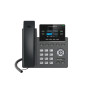 TELEFONO IP GRADO CARRIER GRANDSTREAM GRP2612G / 2 CUENTAS SIP / 4 LINEAS / 4 TECLAS MULTI FUNCION PANTALLA COLOR LCD TFT / 2 PU
