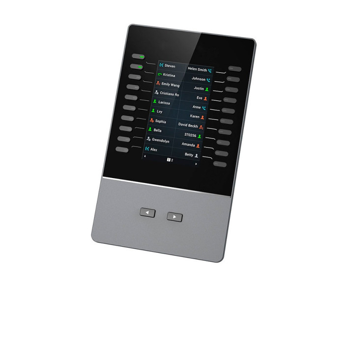Módulo de expansión para teléfono IP 20 botones programables Pantalla LCD TFT color 4.3 pulgadas Hasta 40 GRANDSTREAM GBX20 Módulo de expansión para teléfono IP 20 botones programables Pantalla LCD TFT color 4.3 pulgadas Hasta 40 GRANDSTREAM GBX20