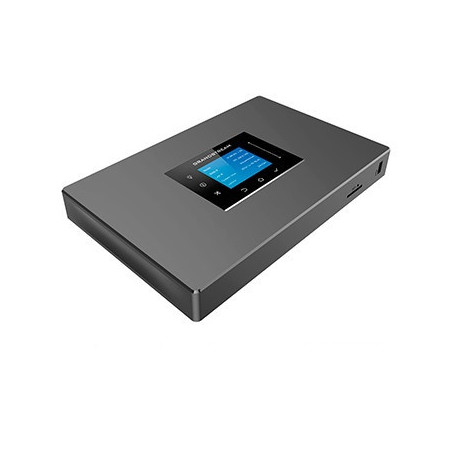 CONMUTADOR IP PBX UCM6301 GRANDSTREAM, 1 LINEA, 500 USUARIOS, 75 LLAMADAS SIMULTANEAS,NAT, 3 PUERTOS GIGABIT, POE