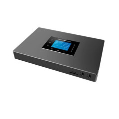 CONMUTADOR IP PBX UCM6302 GRANDSTREAM, 2 LINEAS, 1000 USUARIOS, 150 LLAMADAS SIMULTANEAS, NAT, 3 PUERTOS GIGABIT, POE