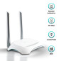 ROUTER INALAMBRICO TL-WR840N TP-LINK / 1 PUERTO WAN 10/100 MBPS / 4 PUERTOS LAN 10/100 MBPS / MODOS DE OPERACION: RUTEADOR-EXTEN