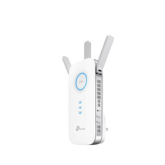 EXTENSOR DE COBERTURA WI-FI / TP-LINK RE450 AC1750 / PUERTO RJ-45 10/100/1000MBPS / ENCHUFADO A PARED / 3 ANTENAS EXTERNAS / BAN