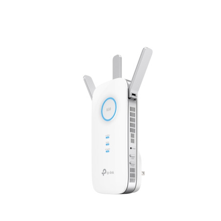 EXTENSOR DE COBERTURA WI-FI / TP-LINK RE450 AC1750 / PUERTO RJ-45 10/100/1000MBPS / ENCHUFADO A PARED / 3 ANTENAS EXTERNAS / BAN