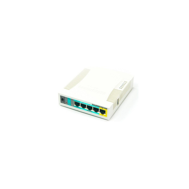 Ruteador inalámbrico SOHO 2.4 GHz 802.11b/g/n 300 Mbps 5 puertos Ethernet MIKROTIK RB951UI-2HND Ruteador inalámbrico SOHO 2.4 GHz 802.11b/g/n 300 Mbps 5 puertos Ethernet MIKROTIK RB951UI-2HND
