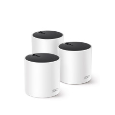 SISTEMA WI-FI 6 MESH TP-LINK DECO X55 (3-PACK) AX3000 DUAL BAND/574MBPS 2.4GHZ / 2402 MBPS 5 GHZ/ HASTA 500M2 COMPATIBLE CON ALE