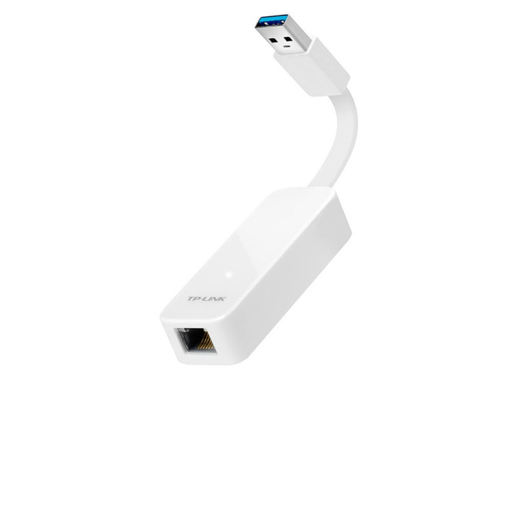Adaptador USB 3.0 a Ethernet Gigabit USB 3.0 Gigabit 10/100/1000 Mbps Plegable TP-LINK UE300 Adaptador USB 3.0 a Ethernet Gigabit USB 3.0 Gigabit 10/100/1000 Mbps Plegable TP-LINK UE300