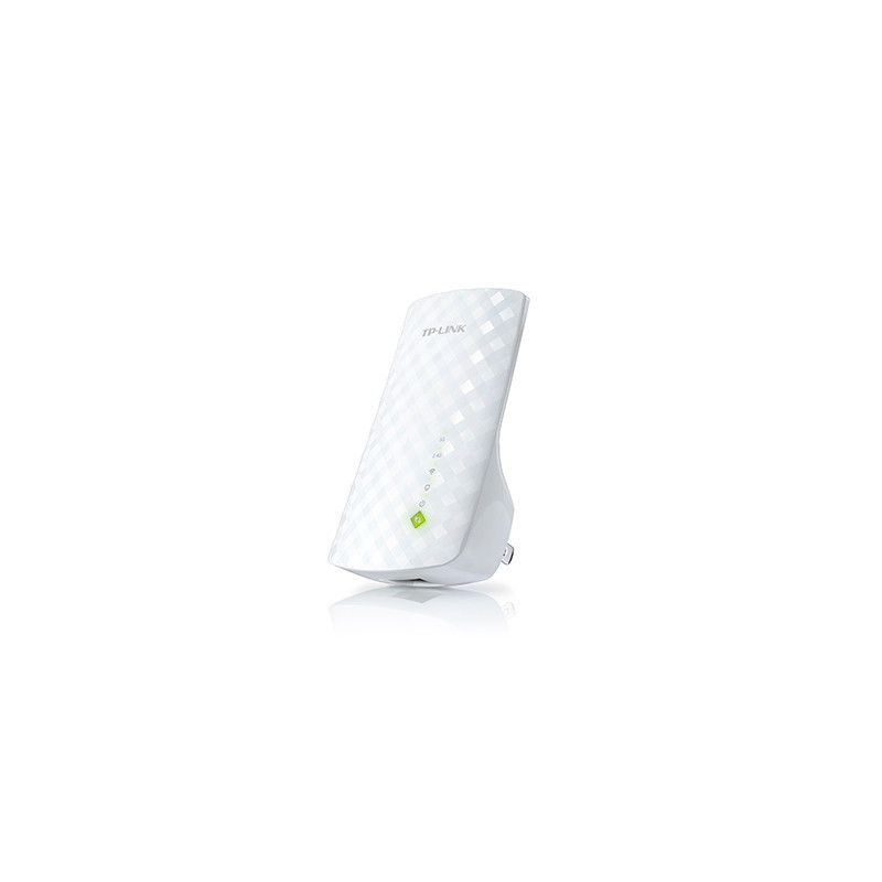 EXTENSOR DE COBERTURA WI-FI / TP-LINK RE200 AC750 / 1 PUERTO RJ-45 10/100 MBPS / 3 ANTENAS / 2.4GHZ Y 5GHZ / POTENCIA 20 DBM / C