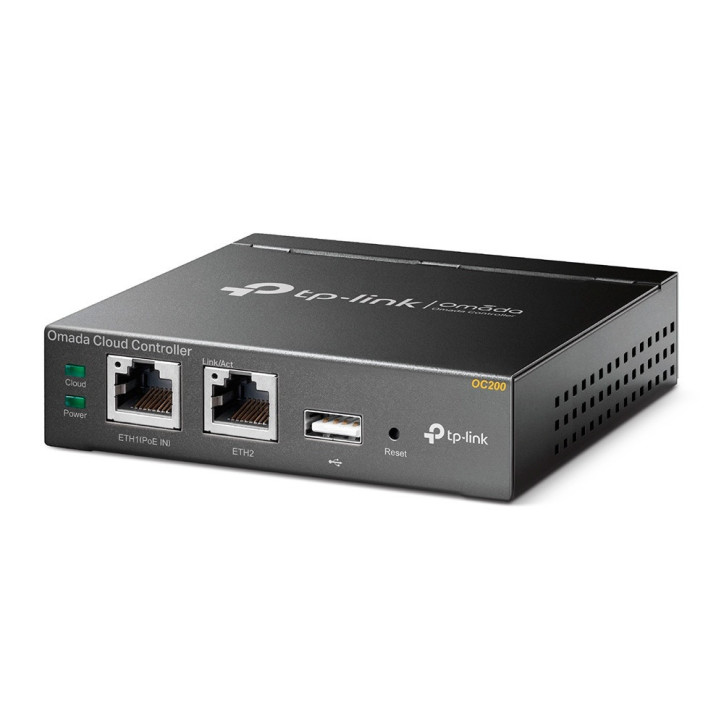 Controlador Cloud OMADA Soporta hasta 100 Access Point 2x 10/100 Mbps RJ45 Soporte PoE 802.3af/802.3at TP-LINK OC200