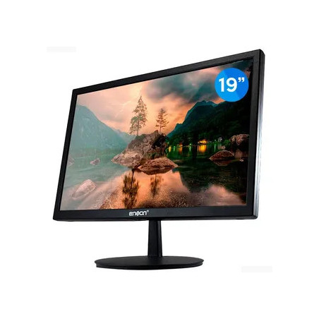 MONITOR LED FULL HD DE ENSON MODELO ENS-MDH19 DE 19 PULGADAS RESOLUCION DE 1920 X 1080 ENTRADA DE VIDEO HDMI/VGA SALIDA DE AUDIO