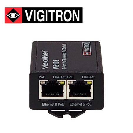 Switch PoE VIGITRON VI3103 3 puertos 10/100 30W