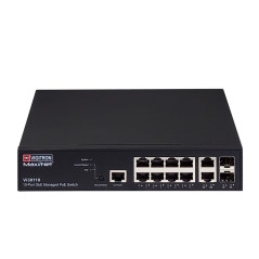 Switch PoE administrable L2/L3 Lite L2/L3 Lite gestionable 8 puertos PoE 10 puertos 1 Gbps VIGITRON VI30110