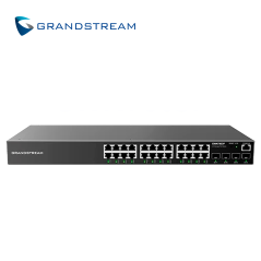 GWN7803PL PRO SWITCH POE ADMINISTRABLE GRANDSTREAM CAPA 2+ / 24 PUERTOS GIGABIT ETHERNET POE/POE+/POE++ / 2 PUERTOS SFP+ DE 10 G
