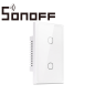 APAGADOR DE PARED TOUCH TX GEN2 SONOFF T6-2C-120M / 2CH ON/OFF INALAMBRICO / WIFI 2.4GHZ / COLOR BLANCO / MATTER COMPATIBLE APPL