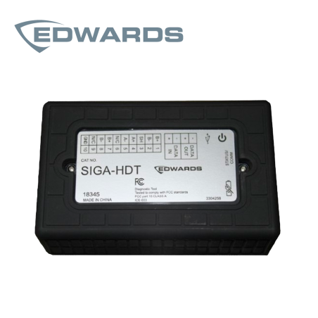 MODULO DE DIAGNOSTICO Y MANTENIMIENTO PORTATIL EDWARDS SIGA-HDT / PARA DETECTORES EST / INCLUYE CARGADOR- CABLE- UNIDAD FLASH US