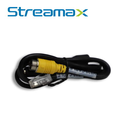 CABLE DIN DE AVIACION STREAMAX V930 CABLE / 6 PINES / 0.8 METROS / CONECTOR MACHO 6 PINES / EXTREMO CONECTOR MACHO RJ45 + CONECT