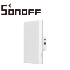 APAGADOR DE PARED TOUCH TX ULTIMATE SONOFF T5-1C-120 / 1CH ON/OFF INALAMBRICO / WIFI 2.4GHZ / COLOR BLANCO / LUZ AMBIENTAL / VIB