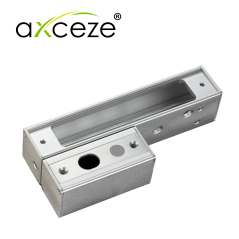 BRACKET DE MONTAJE AXCEZE AX-E500-B COMPATIBLE CON CERRADURA PISTON AX-E700LST/ PERMITE MONTAJE EN PUERTAS DE MADERA O METAL/ SE