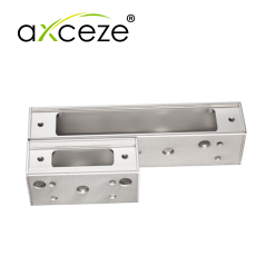 BRACKET DE MONTAJE AXCEZE AX-E500-B COMPATIBLE CON CERRADURA PISTON AX-E700LST/ PERMITE MONTAJE EN PUERTAS DE MADERA O METAL/ SE