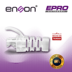 BOTA PARA CABLE UTP ENSON EPRO-BOOT5E-CL TRANSPARENTE IDEAL PARA PROTEGER Y DAR MEJOR ACABADO AL TERMINADO DEL CABLEADO. COMPATI