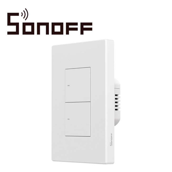 Apagador de pared touch 2 canales ON/OFF Matter SONOFF M5-2C-120W