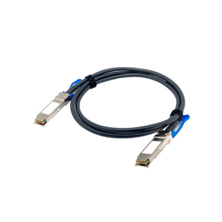 QNAP CAB-DAC15M-Q28 cable InfiniBand y de fibra óptica 1.5 m QSFP28 Negro