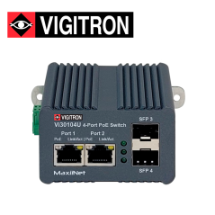 Switch PoE VIGITRON VI30104U 4 puertos industrial
