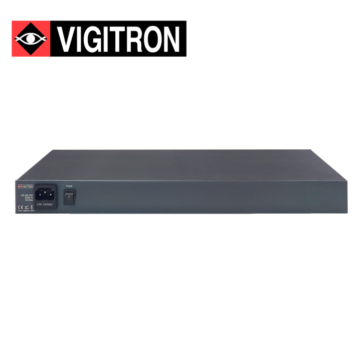 Inyector PoE Midspan administrable 8 puertos hasta 90W por puerto 730W presupuesto total VIGITRON VI22108U Inyector PoE Midspan administrable 8 puertos hasta 90W por puerto 730W presupuesto total VIGITRON VI22108U