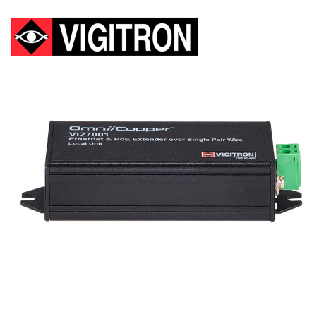 Receptor extensor VIGITRON VI27001 RX un solo par PoE 36W